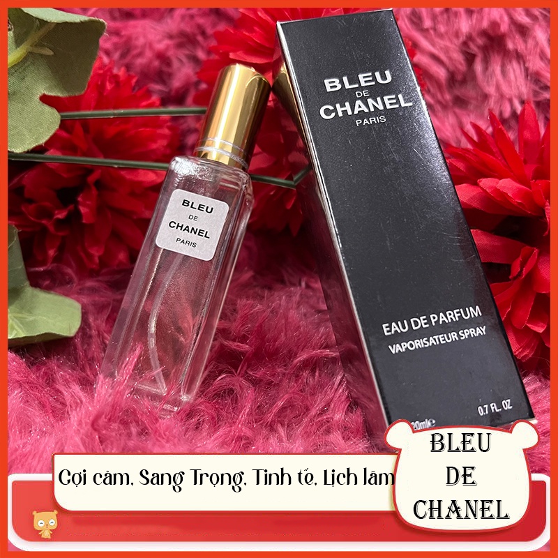 Nước hoa nam mini chai chiết 20ml Bleu De Chanel 5D HH Perfume Shopee  Việt Nam