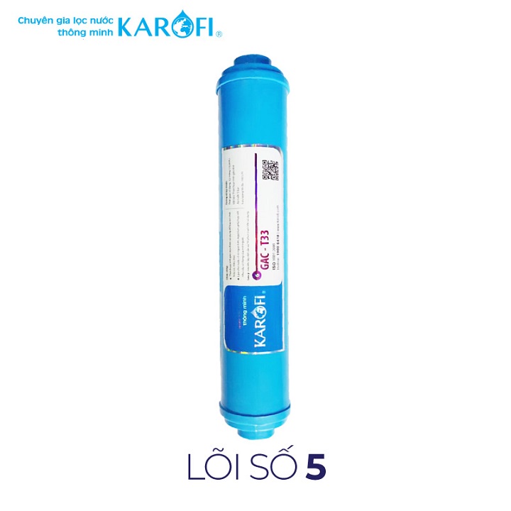 Lõi lọc nước số 5 RO Karofi - T33 GAC