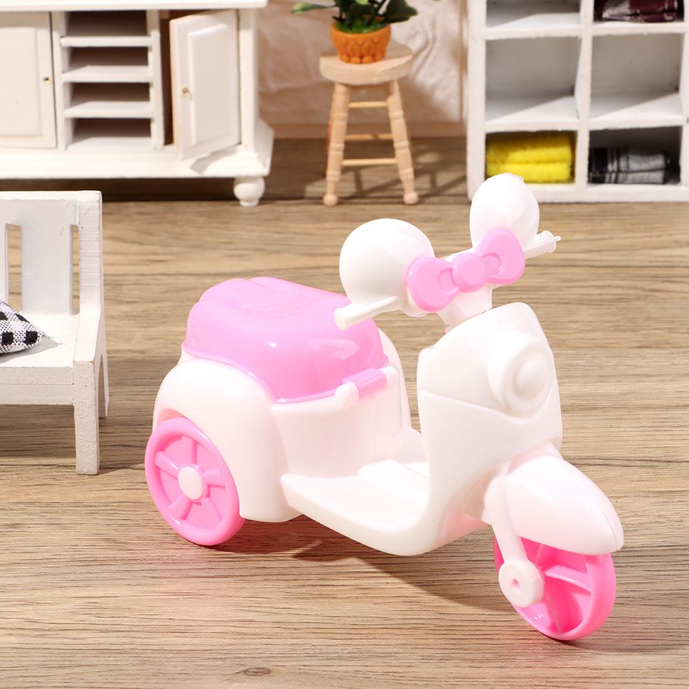 Mô hình xe moto đồ chơi thu nhỏ với tỉ lệ 1/12 vui nhộn dùng trang trí nhà búp bê