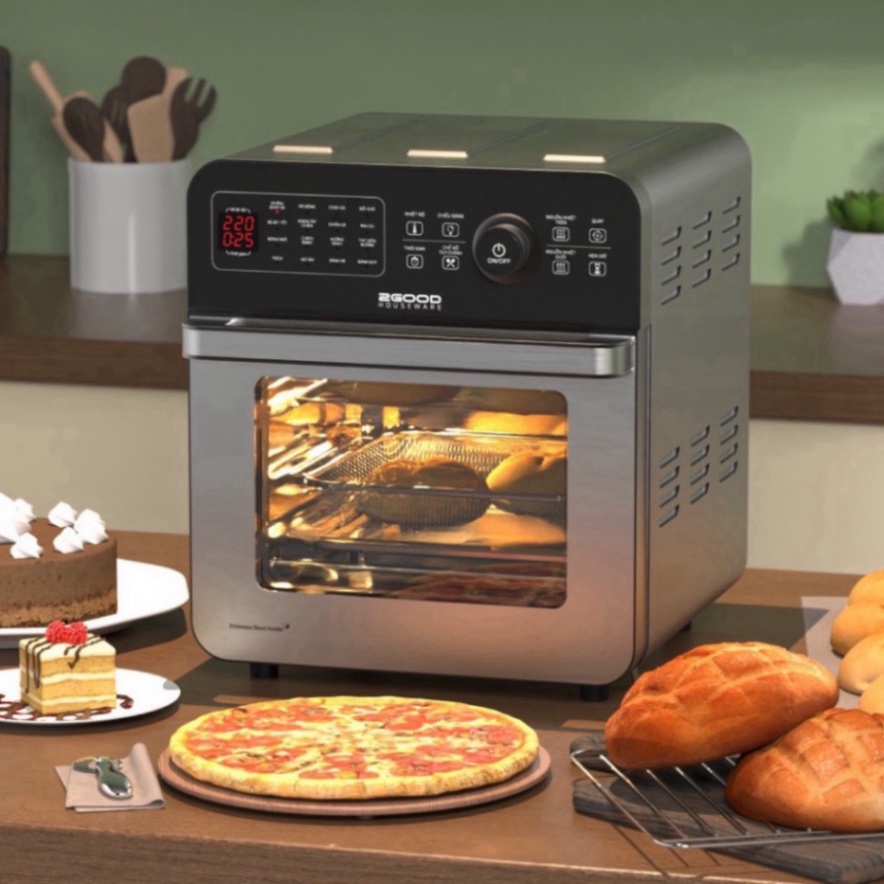 Nồi Chiên Không Dầu 2GOOD Vortex S-20 Air Fryer Oven  Hàng Chính Hãng, Bảo Hành Điện Tử