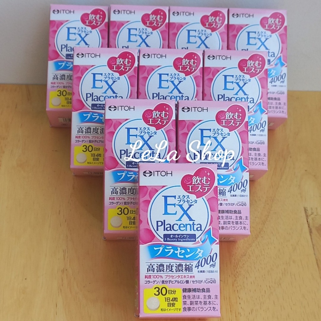 Viên Uống Đẹp Da Nhau Thai Cừu ITOH EX Placenta Nhật Bản