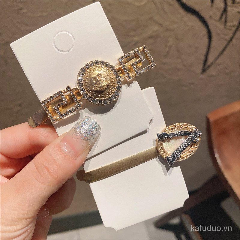 Kẹp Tóc Kim Loại Phong Cách Vintage Âu Mỹ Cho Nữ