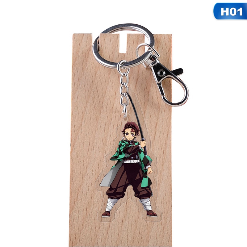 Móc khóa thiết kế hình nhân vật phim hoạt hình kimetsu yaiba dễ thương