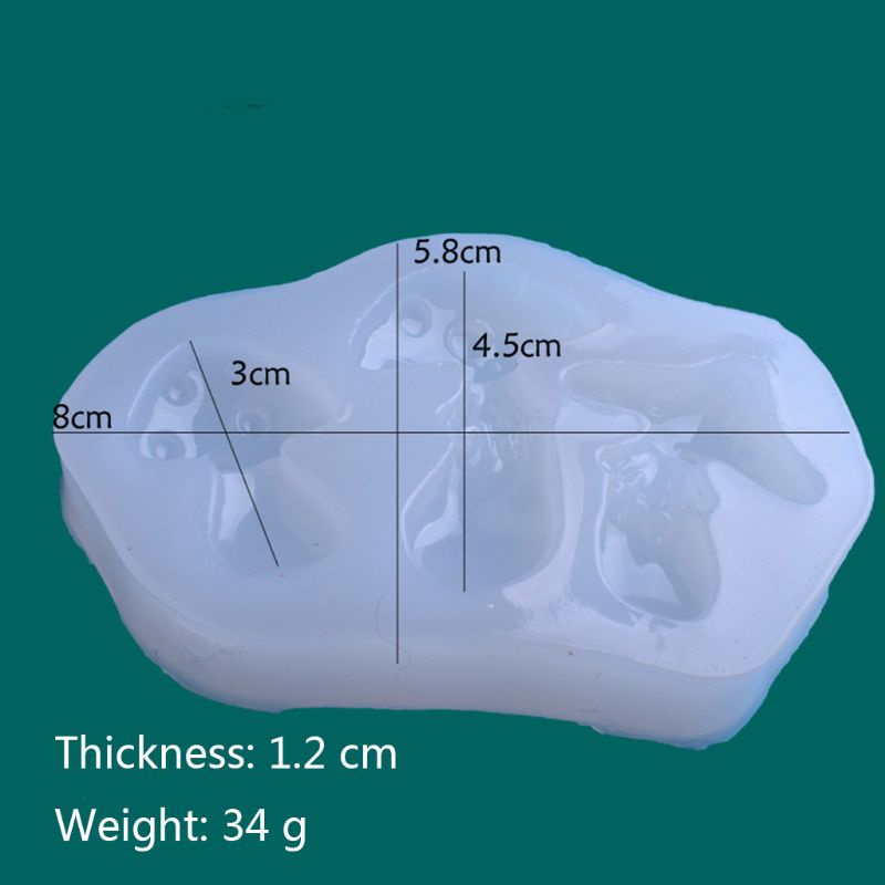 Khuôn Silicone Hình Nấm 3D Làm Đồ Thủ Công Sáng Tạo