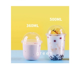 Set 10 Bộ ly bầu cốc bầu cốc chữ u đựng tàu hũ trà sữa