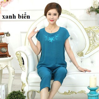 bộ đũi thêu hoa cho mẹ