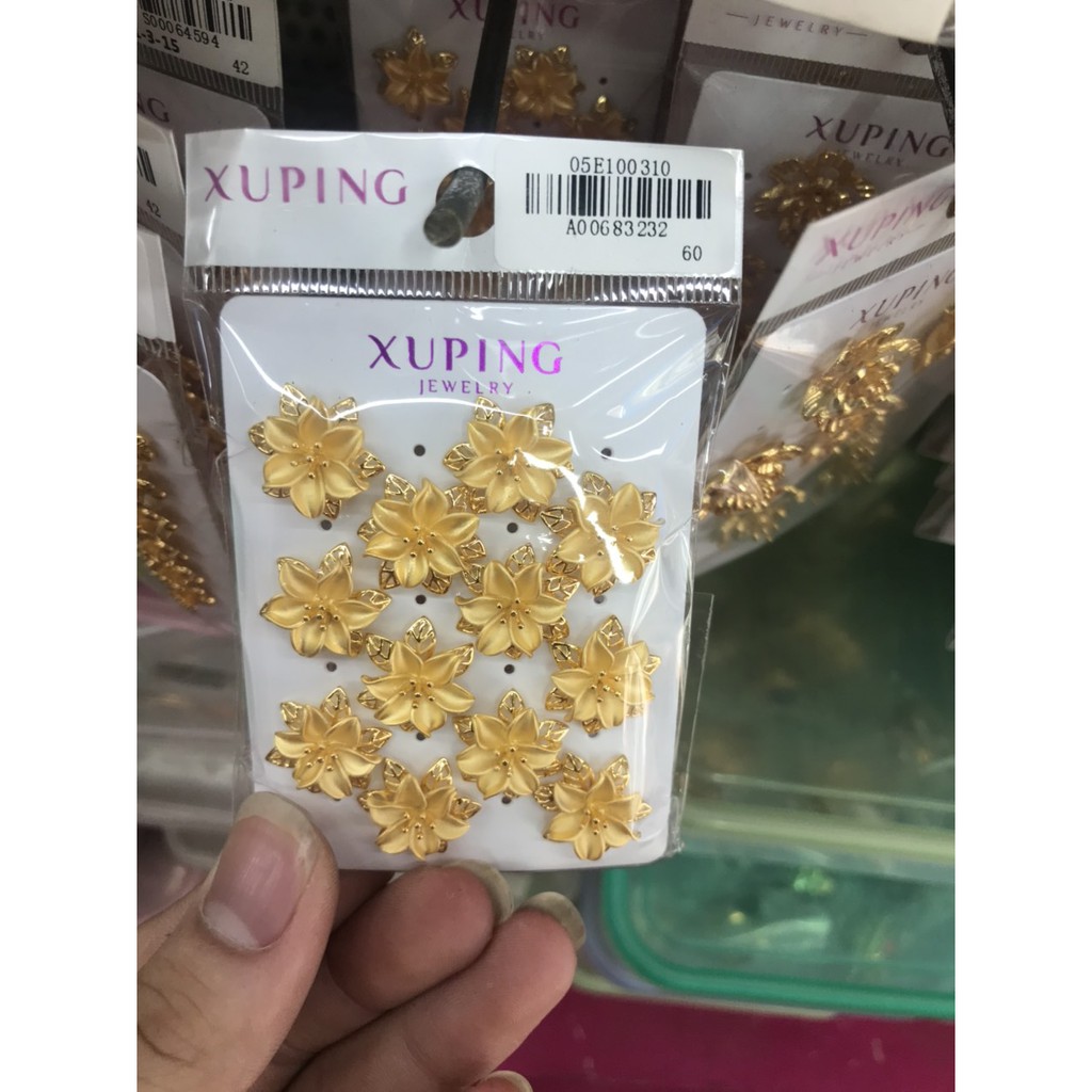 Đôi Bông Tai Cưới Mạ Vàng 24K - Bao hoàn tiền, bao đổi trả trong 07 ngày