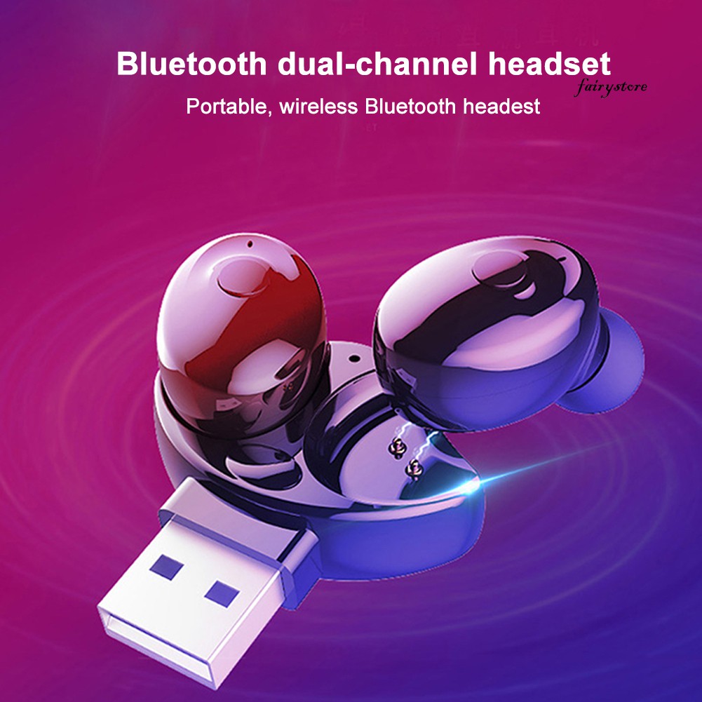 Tai Nghe Bluetooth 5.0 Fs + Xg17 Tws Âm Thanh Sống Động Chất Lượng Cao