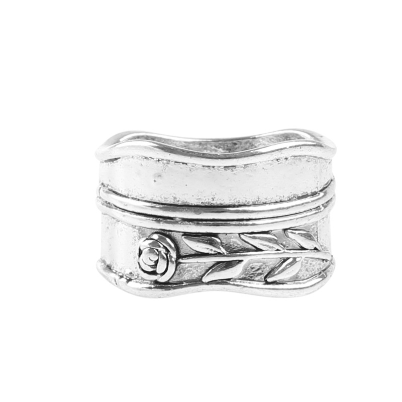 Nhẫn Xếp Chồng Lên Nhau Hình Hoa Hồng