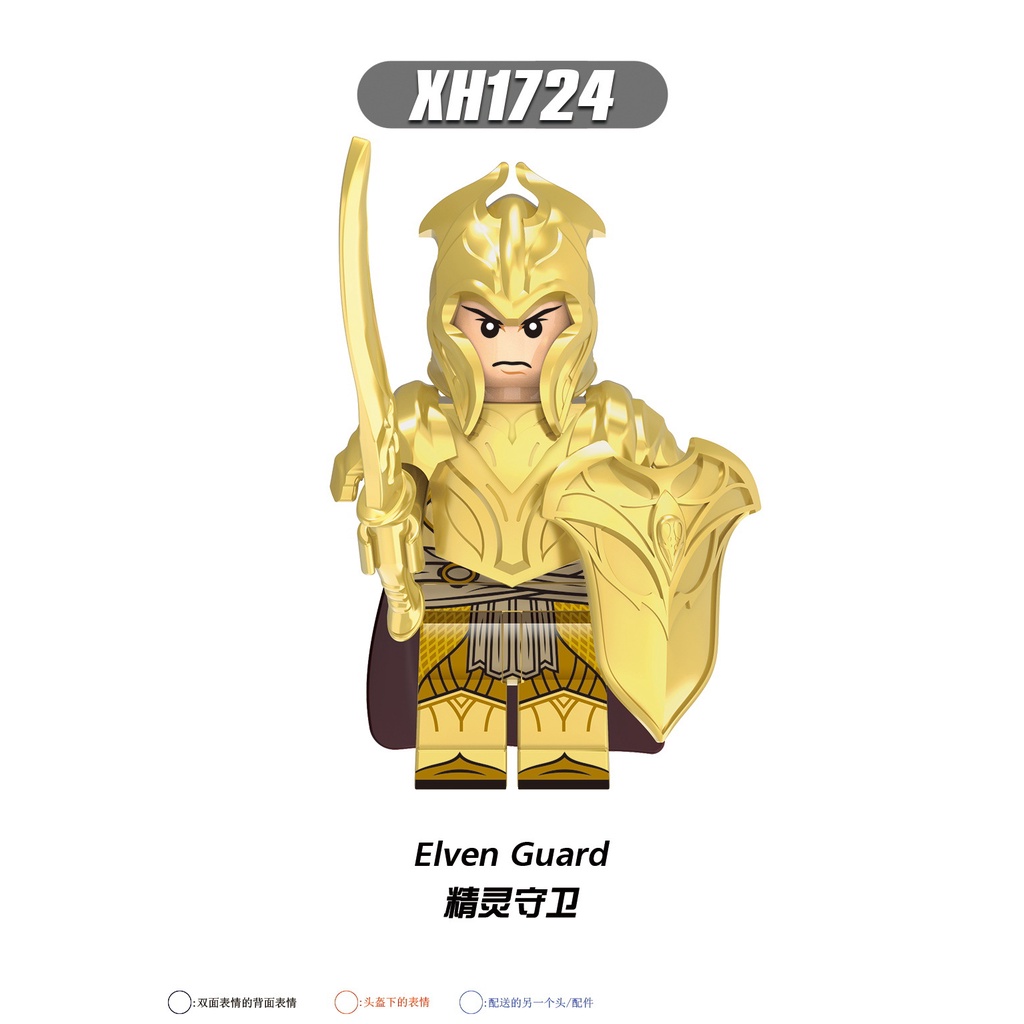 COMBO 8 Minifigures Nhân Vật Chiến Binh Elf Tiên Tộc Mirkwood Elves Trong Seri Phim Chúa Nhẫn X0315