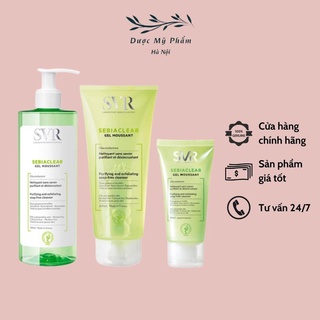Sữa rửa mặt svr sebiaclear không có xà phòng, làm sạch và loại bỏ tế bào da chết