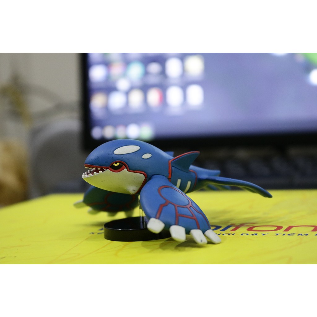 Mô hình pokemon Bộ ba thời tiết Groudon - Rayquaza - Kyorage Zukan scale 1/40