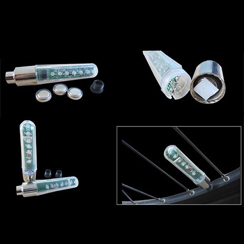 Van đèn led xe đạp 03 chạy chữ