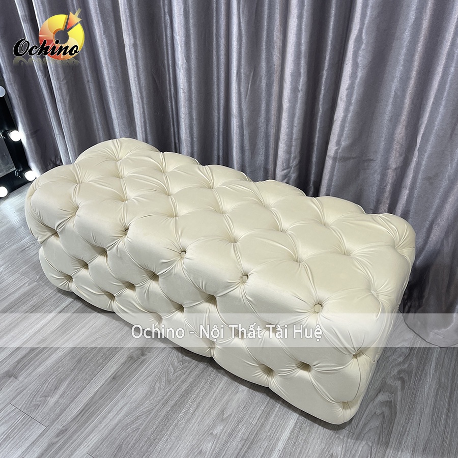 Ghế Dài Sofa Nhún Cổ điển cao cấp size 1m (Ảnh thật và video)