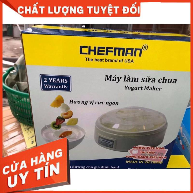 Máy làm sữa chua Chefman CM301N- -8 cốc thủy tinh