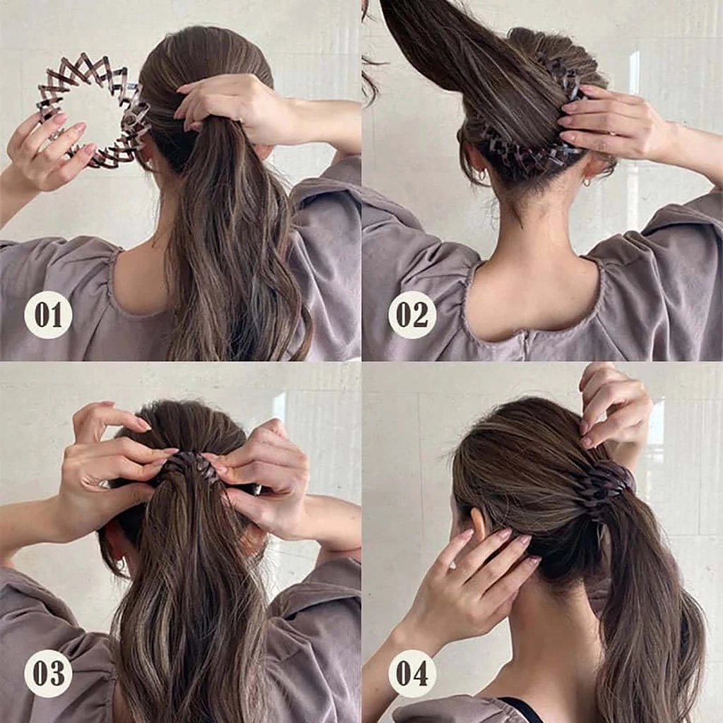 Kẹp búi tóc tạo kiểu thời trang xinh xắn tiện lợi cho nữ