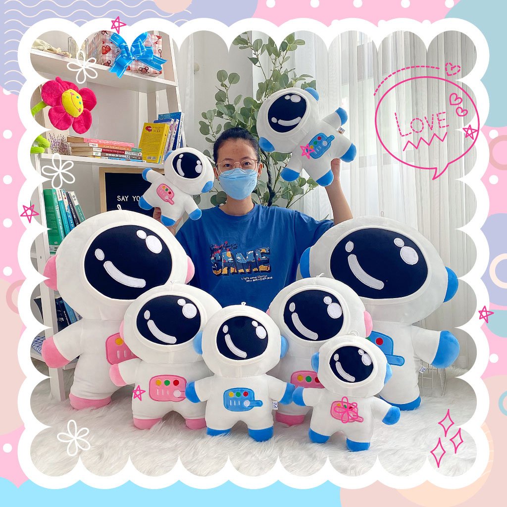 Gấu Bông Phi Hành Gia Cao Cấp Memon