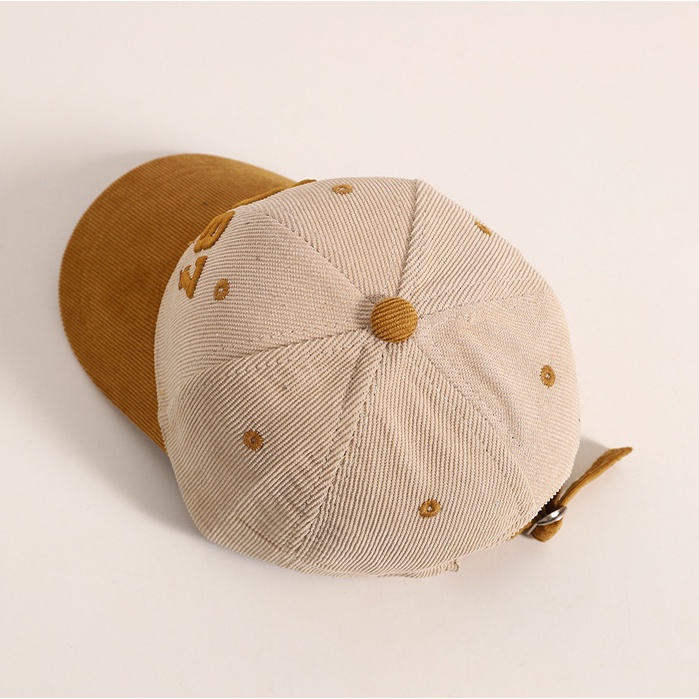 Mũ Lưỡi Trai Thêu Số 1987 Thiết Kế Mới Năng Động Thời Trang Dành Cho Bé