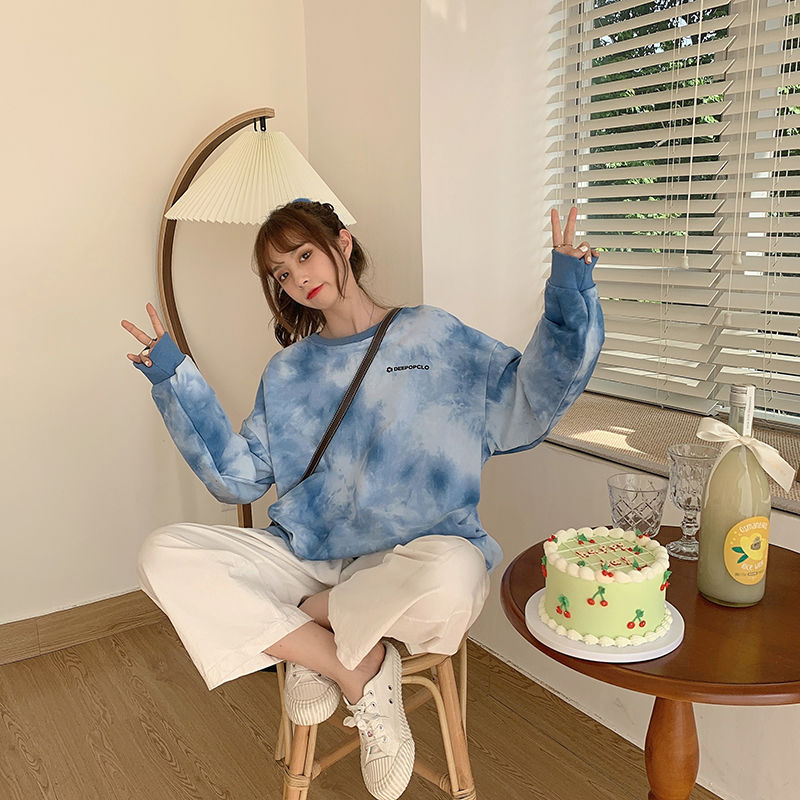 Áo Sweater Tay Dài Dáng Rộng Thời Trang Dành Cho Nam Và Nữ