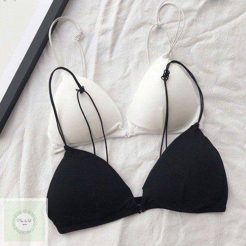 Áo Bra Sexy cotton đệm mỏng dây bún cài trước Freesize