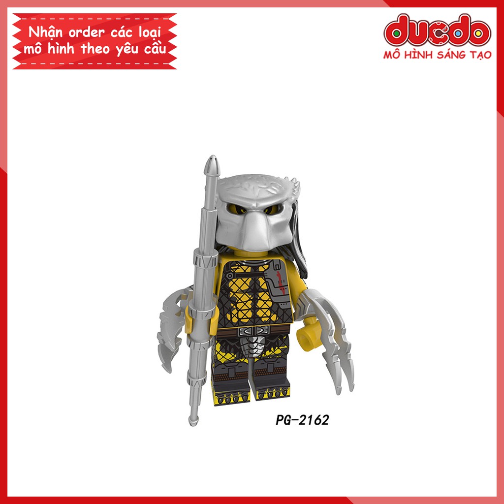 Minifigures quái vật vô hình Predator và Aliens - Đồ Chơi Lắp Ghép Xếp Hình Mô hình Mini POGO PG 8254