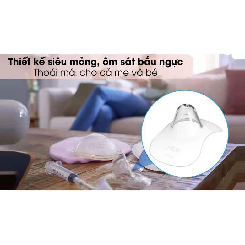 { SALE221 } Núm trợ ty cỡ chuẩn Philips Avent ( Hàng NEW )