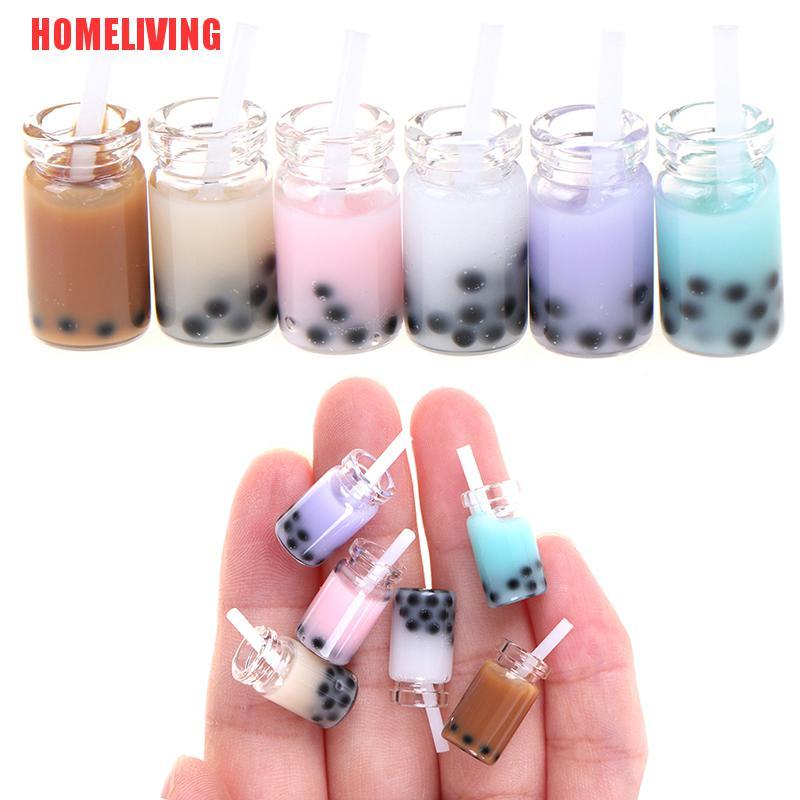 [HOMELIVING] Set 3 Ly Trà Sữa mini 1: 12 Trang Trí Nhà Búp Bê Thu Nhỏ