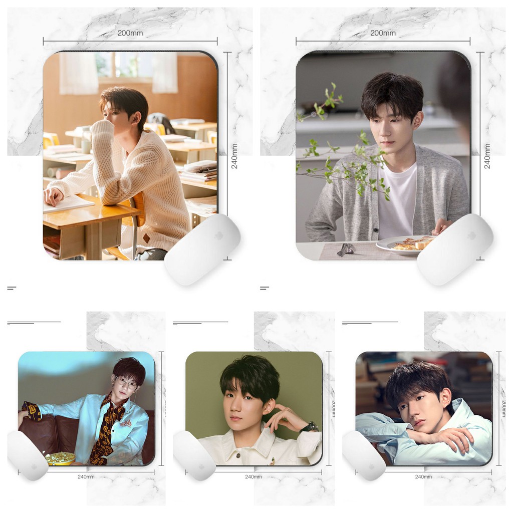 Miếng lót chuột IN HÌNH Vương Nguyên TFBoys idol thần tượng cpop tiện lợi quà tặng xinh xắn