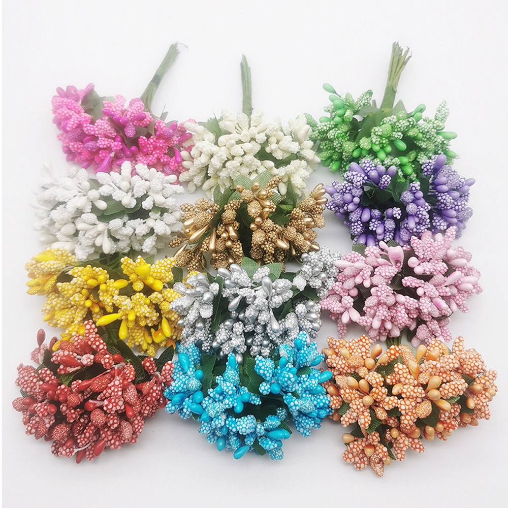 Set 12 / 144 Cành Hoa Giả Dùng Để Trang Trí Tiệc Cưới