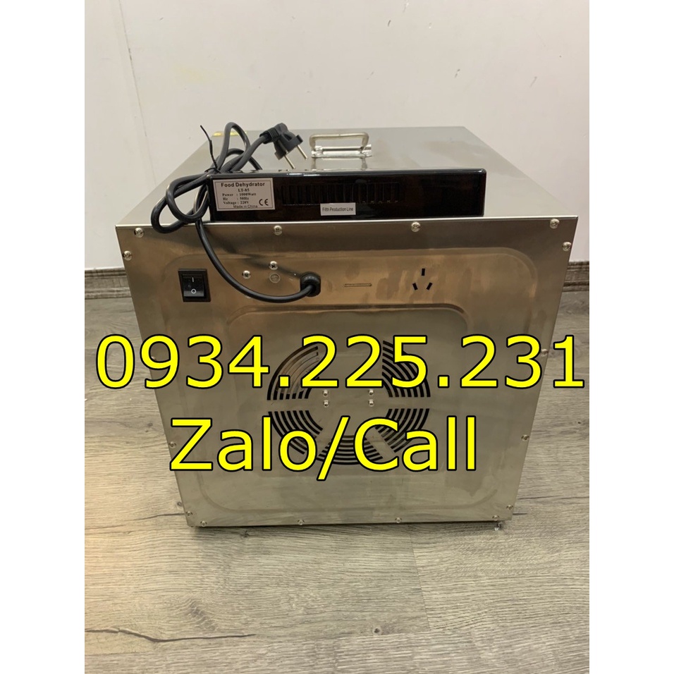 Tủ sấy 10 tầng INox. Máy sấy thực phẩm hoa quả 10 tầng