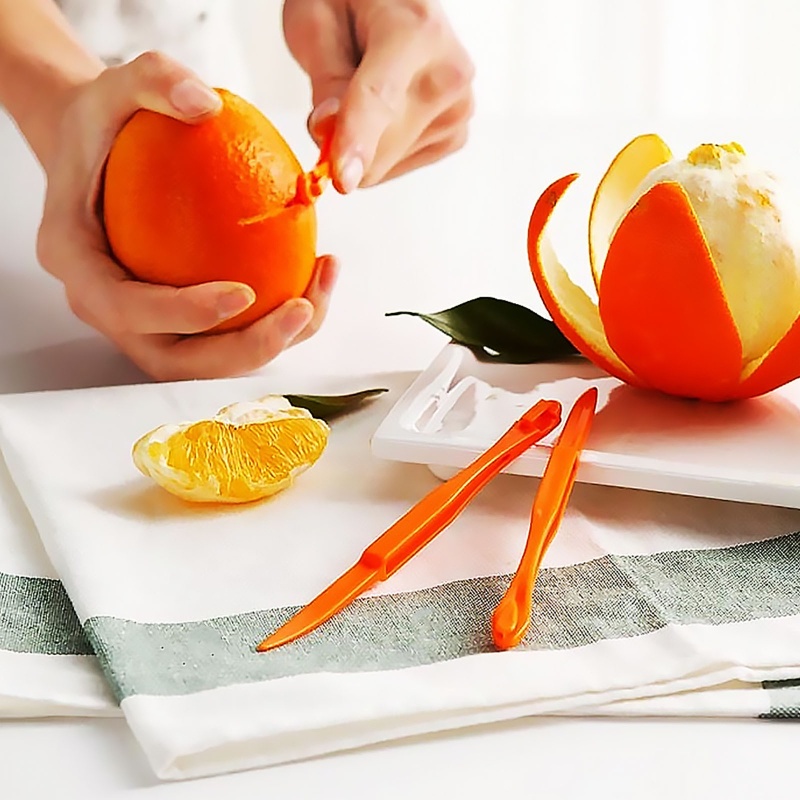 Set 5 Dụng Cụ Hỗ Trợ Lột Vỏ Cam Chanh Siêu Nhanh Chóng Tiện Lợi