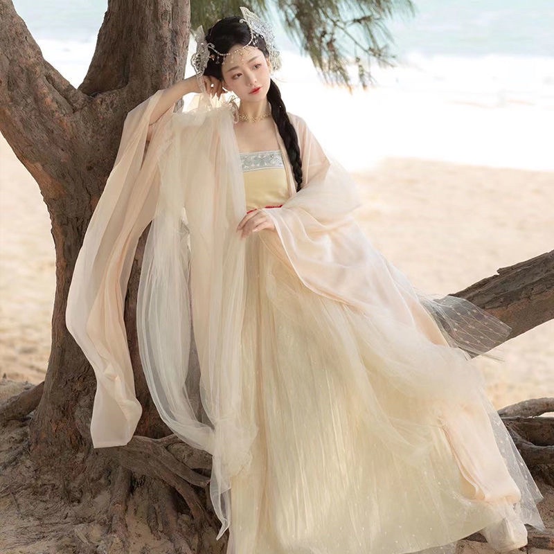 Hán phục cổ trang Trung Quốc VÂN ANH váy 3 mét, 4.5 mét giá rẻ.