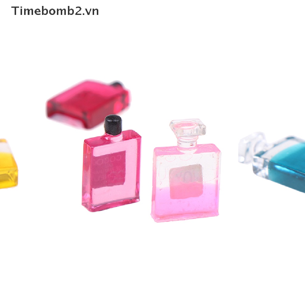 Bộ 6 Lọ Nước Hoa mini Tỉ Lệ 1: 12 Trang Trí Nhà Búp Bê