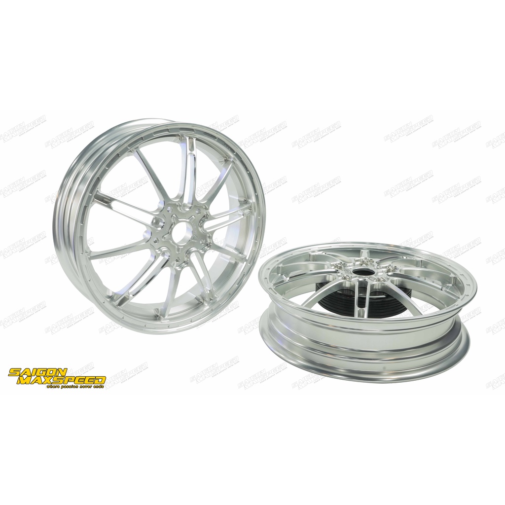 Cặp Mâm Nhôm CNC KING Speed Vespa Sprint K.1