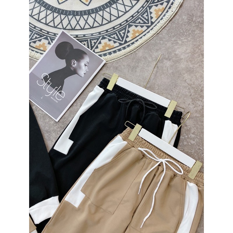 Bộ thể thao phối Viền