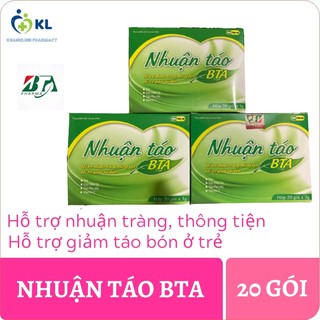 Nhuận Táo BTA- Hỗ trợ nhuận tràng, giảm táo bón ở trẻ hộp 20 gói
