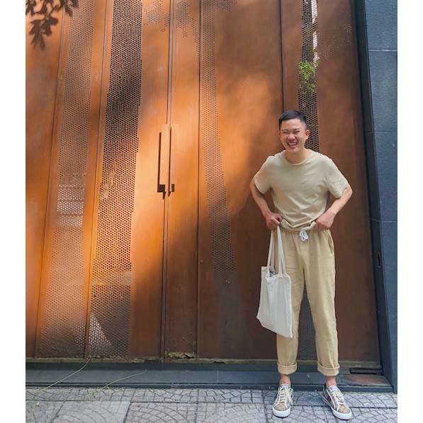 Quần dài vintage linen Hung Tubes