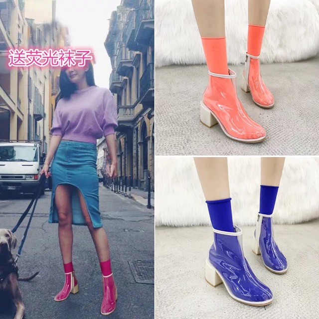 (Order-7days) Bốt trong suốt kèm màu tất yêu thích cho chị em chọn ạ 🔥🔥🔥 siêu hot hit luôn nhé KÈM ẢNH THẬT | BigBuy360 - bigbuy360.vn