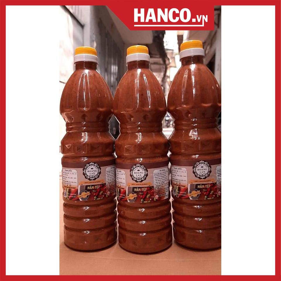 1L Mắm tép mắm tôm Ba Làng Hoàng Lan lít loại 1-DATE MỚI