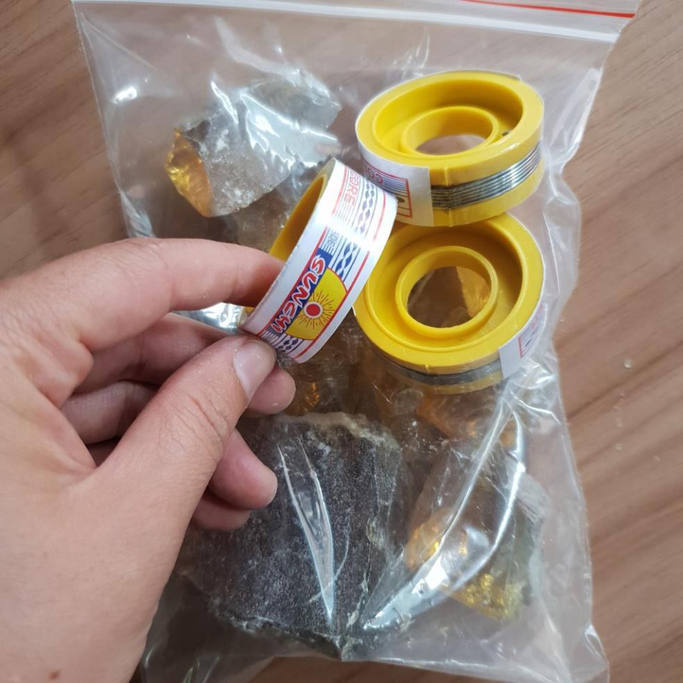 Combo 200g nhựa thông + 03 cuộn thiếc