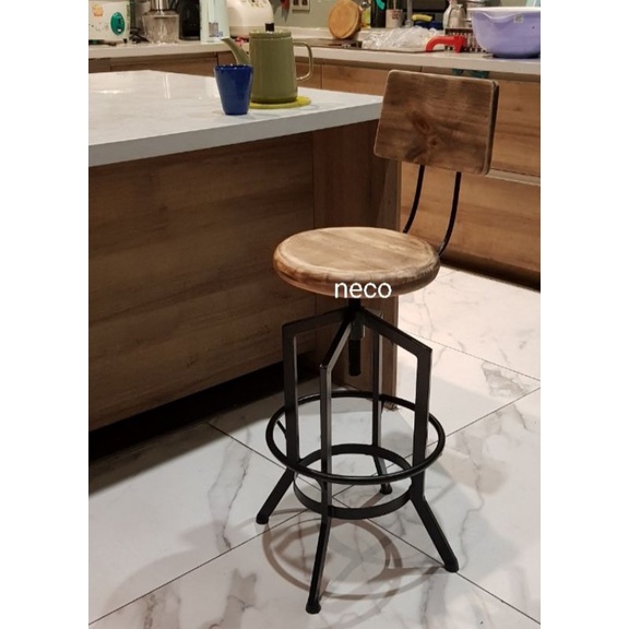 Ghế bar xoay chân sắt