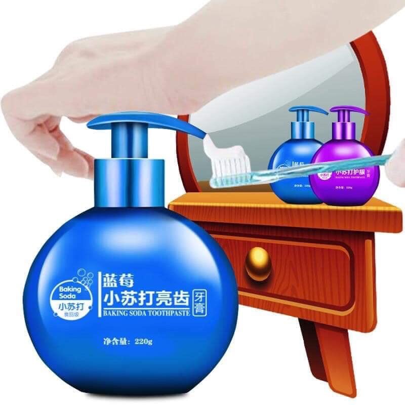 Kem đánh răng backing soda - kem trăng răng - tẩy trắng răng