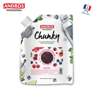 ANDROS - CHUNKY Trái mọng & Hoa Atiso đỏ - Mứt Trái Cây - Nguyên liệu pha chế - Túi 1 kg thumbnail