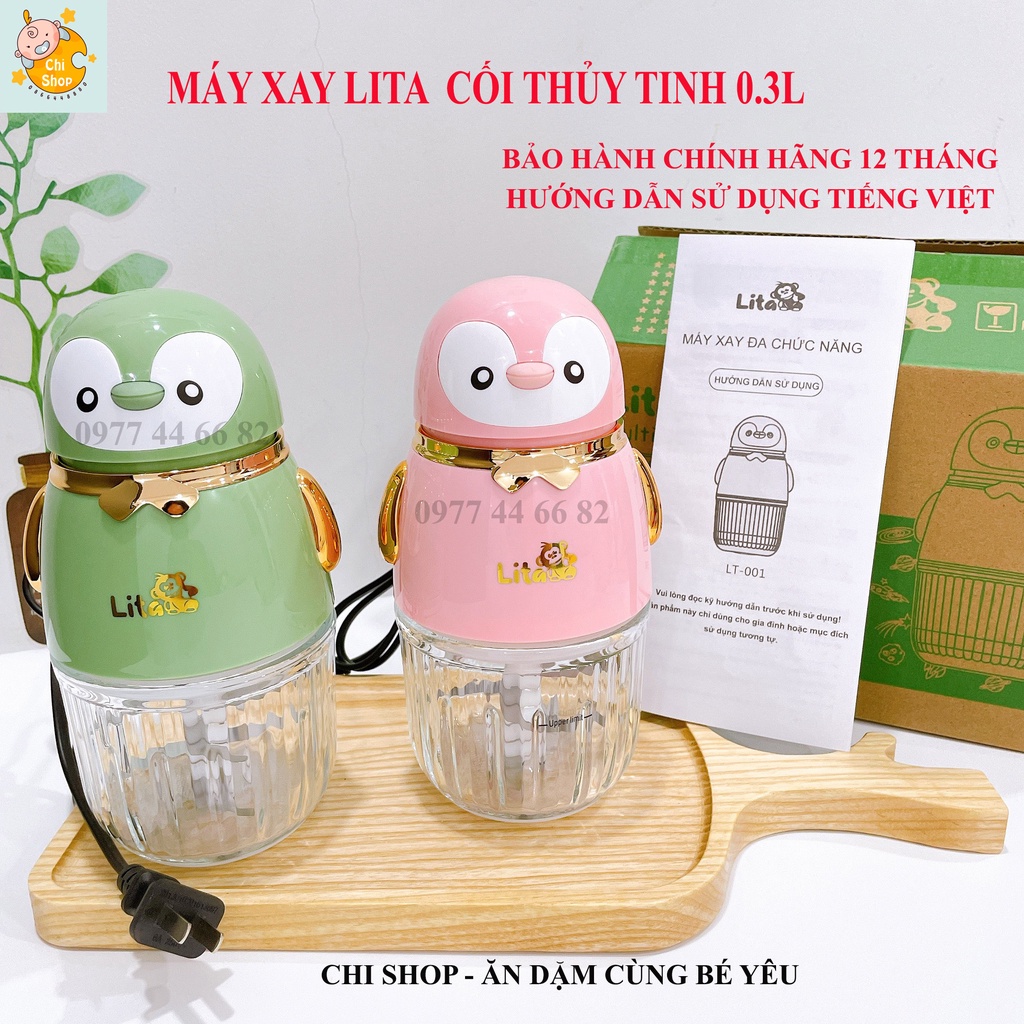 Máy Xay Ăn Dặm Cao Cấp 8 Lưỡi LITA 200W, BẢO HÀNH 12 THÁNG