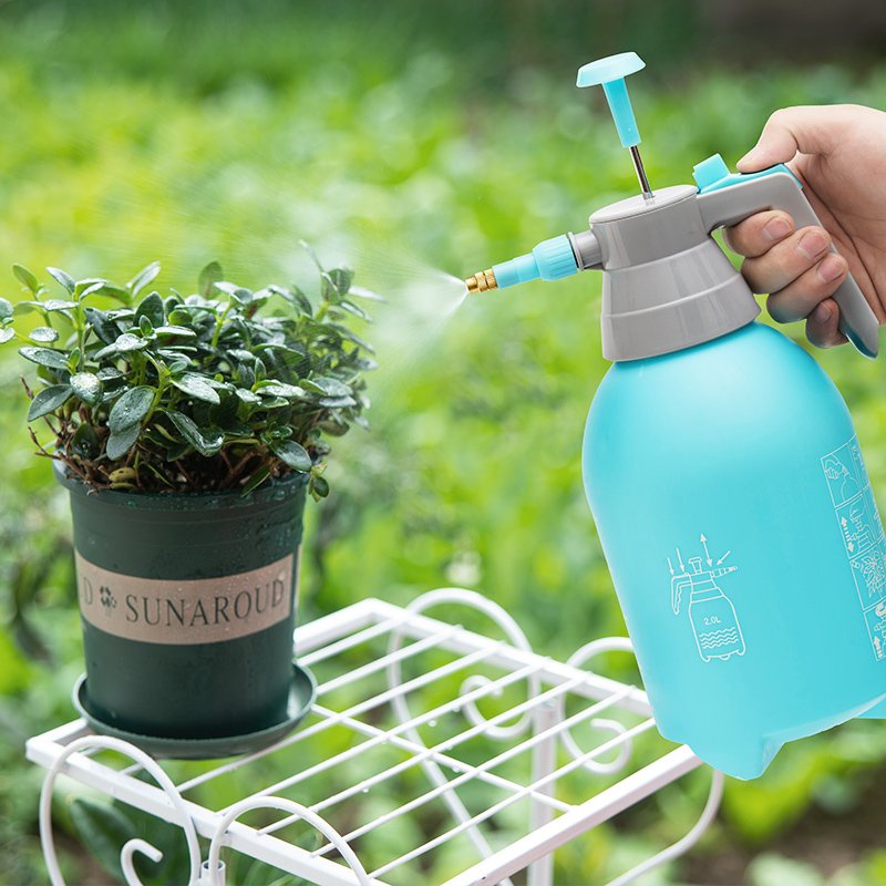 Bình xịt phun sương áp suất tạo bọt tuyết rửa xe tưới cây dung tích 2-3 lít QC-007-XANH