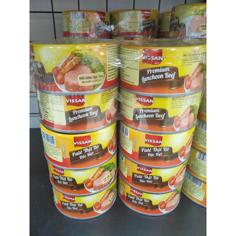 Pate thịt bò đặc biệt vissan 170g