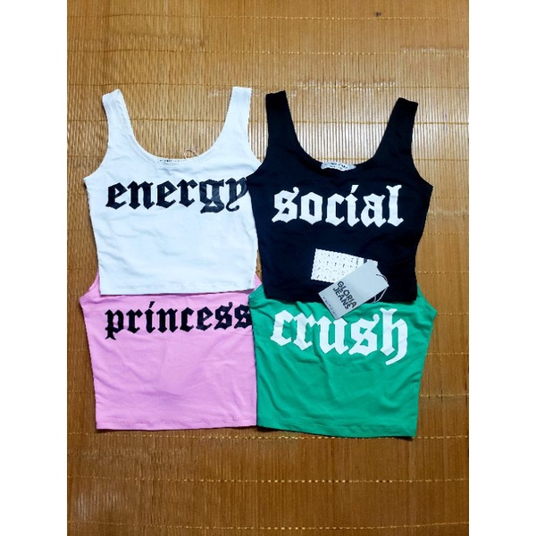 Áo tập áo croptop Gl0ria J3ans ch hãng