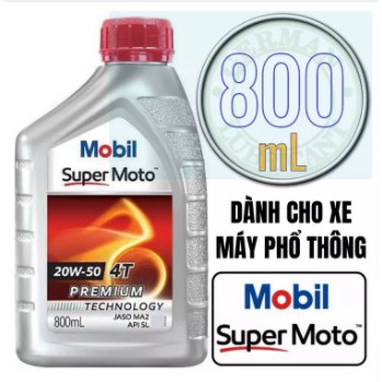 Nhớt xe máy Mobil Super Motor 20w50 0.8L