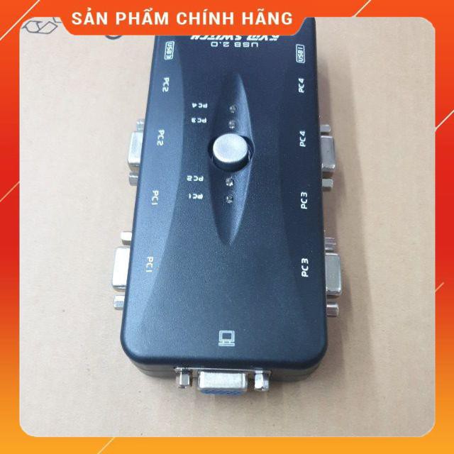 Bộ KVM 4 cổng VGA+usb dailyphukien