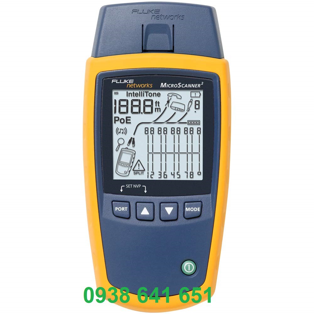 Máy test cáp mạng Fluke MicroScanner2 MS2-100. Hàng chinh hãng